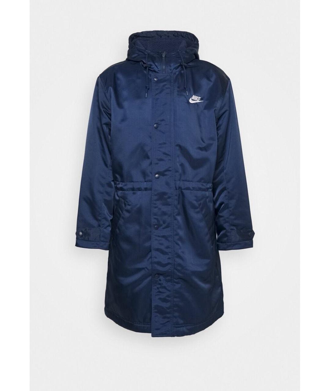NIKE Синее полиэстеровое пальто, фото 7