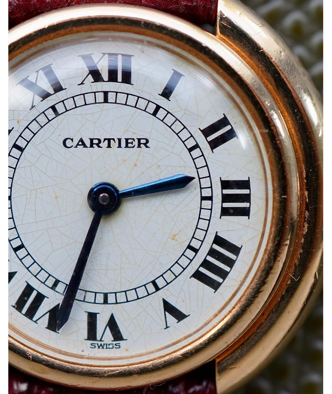 CARTIER Золотые часы из желтого золота, фото 6