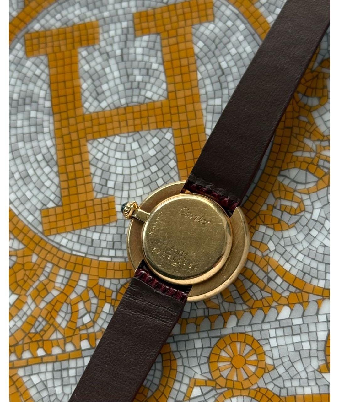 CARTIER Золотые часы из желтого золота, фото 3