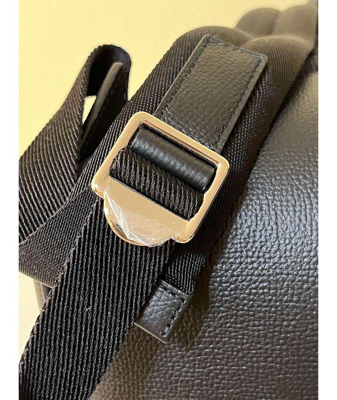 BURBERRY Черный кожаный рюкзак, фото 8