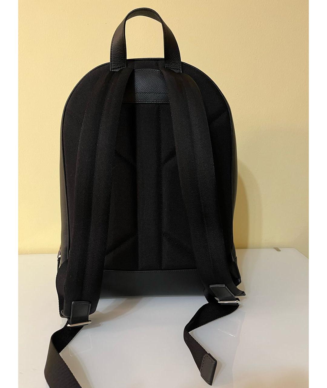 BURBERRY Черный кожаный рюкзак, фото 3