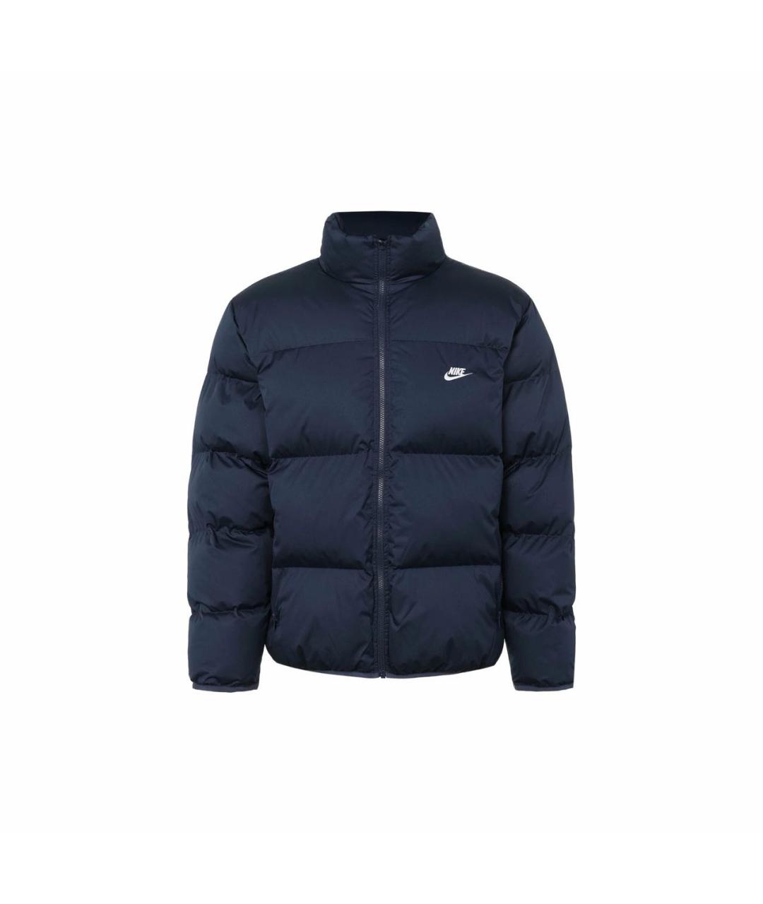 NIKE Синий полиэстеровый пуховик, фото 7