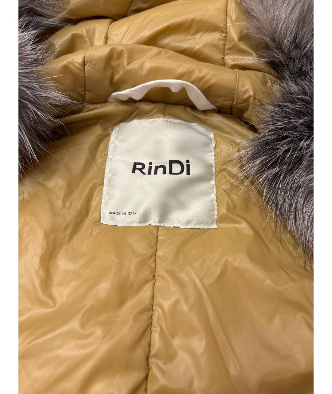 RINDI Белый полиамидовый пуховик, фото 6