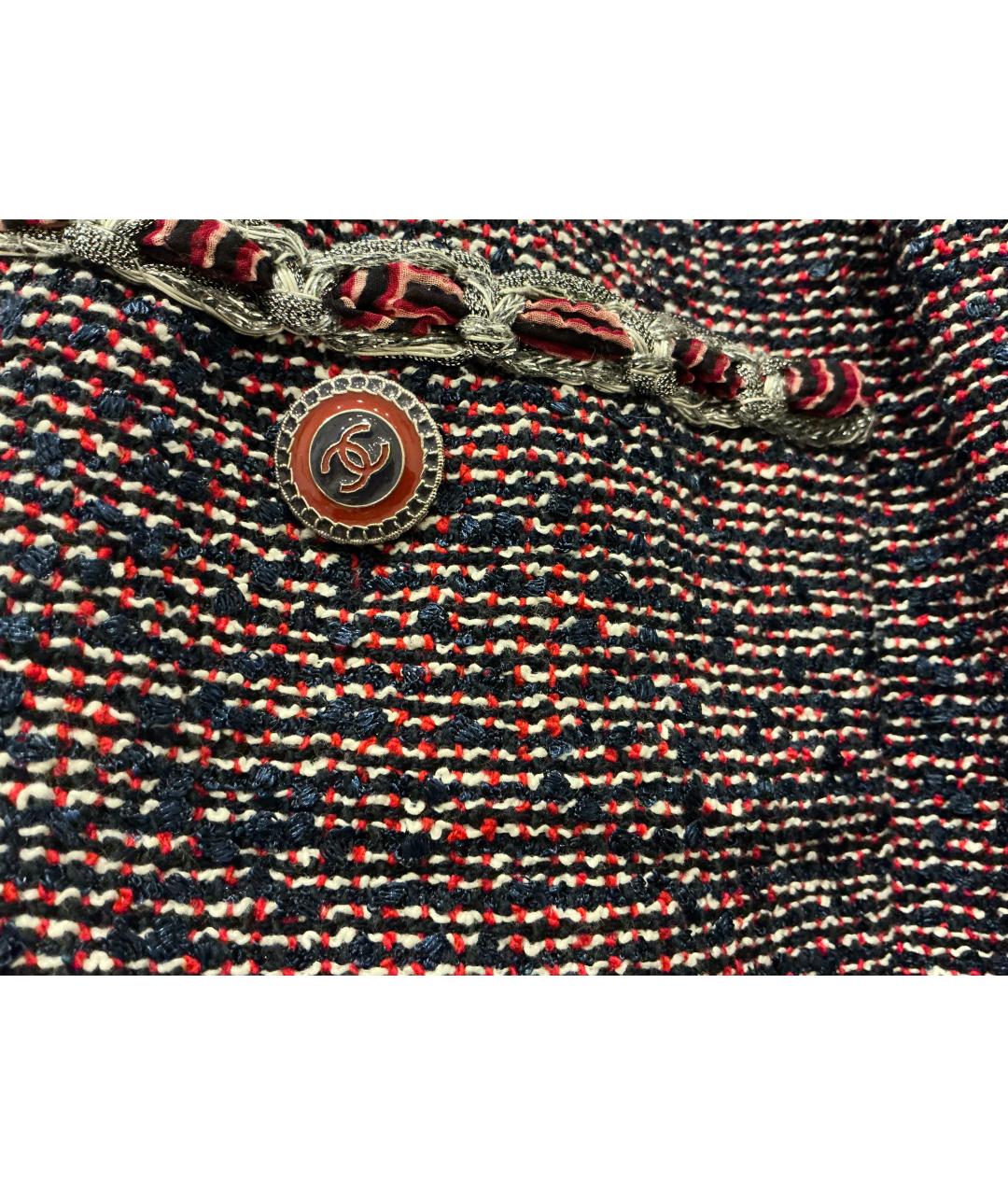 CHANEL Твидовая юбка миди, фото 4