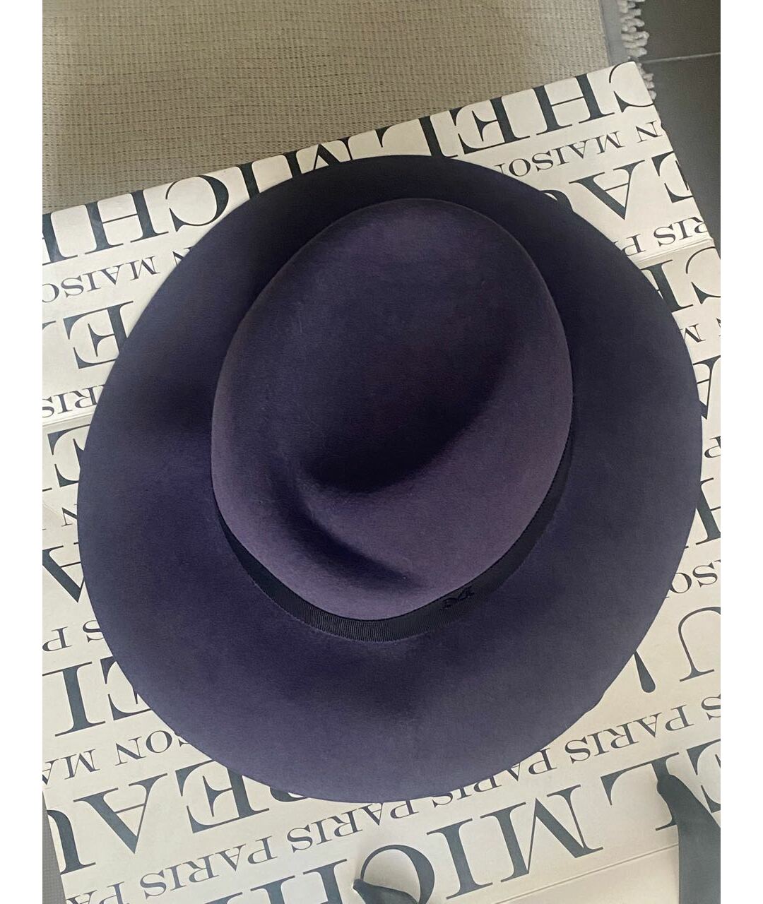 MAISON MICHEL Фиолетовая шерстяная шляпа, фото 2