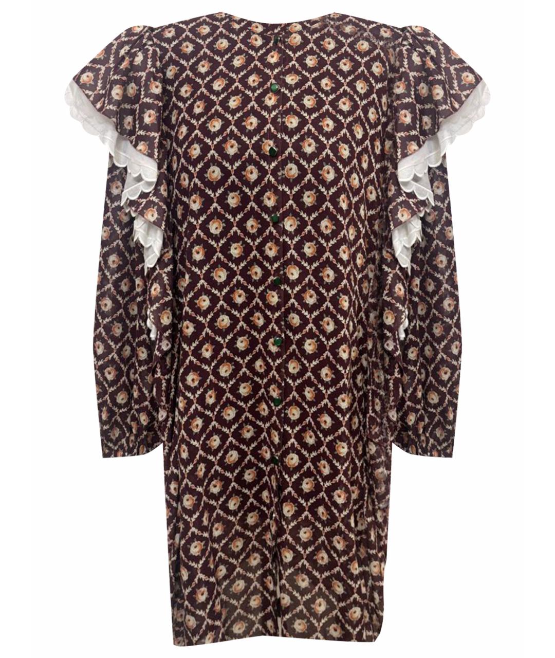 ULYANA SERGEENKO Мульти хлопковое повседневное платье, фото 1