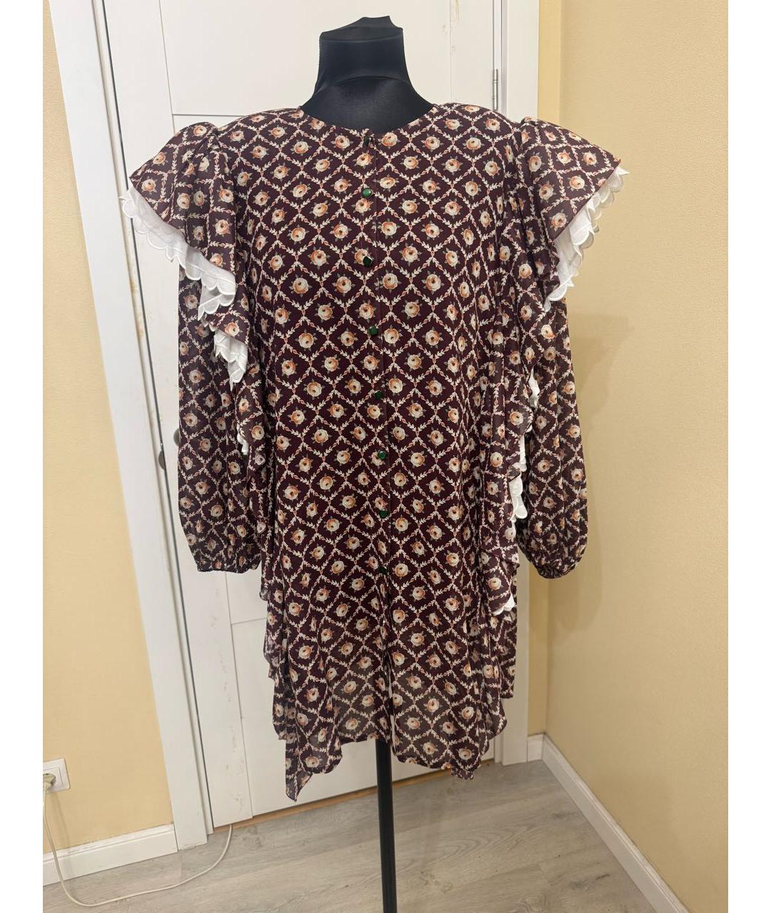 ULYANA SERGEENKO Мульти хлопковое повседневное платье, фото 7