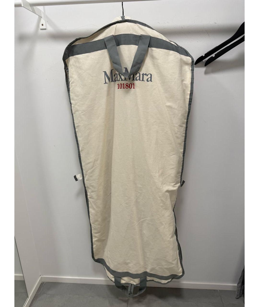 MAX MARA Бежевое шерстяное пальто, фото 6
