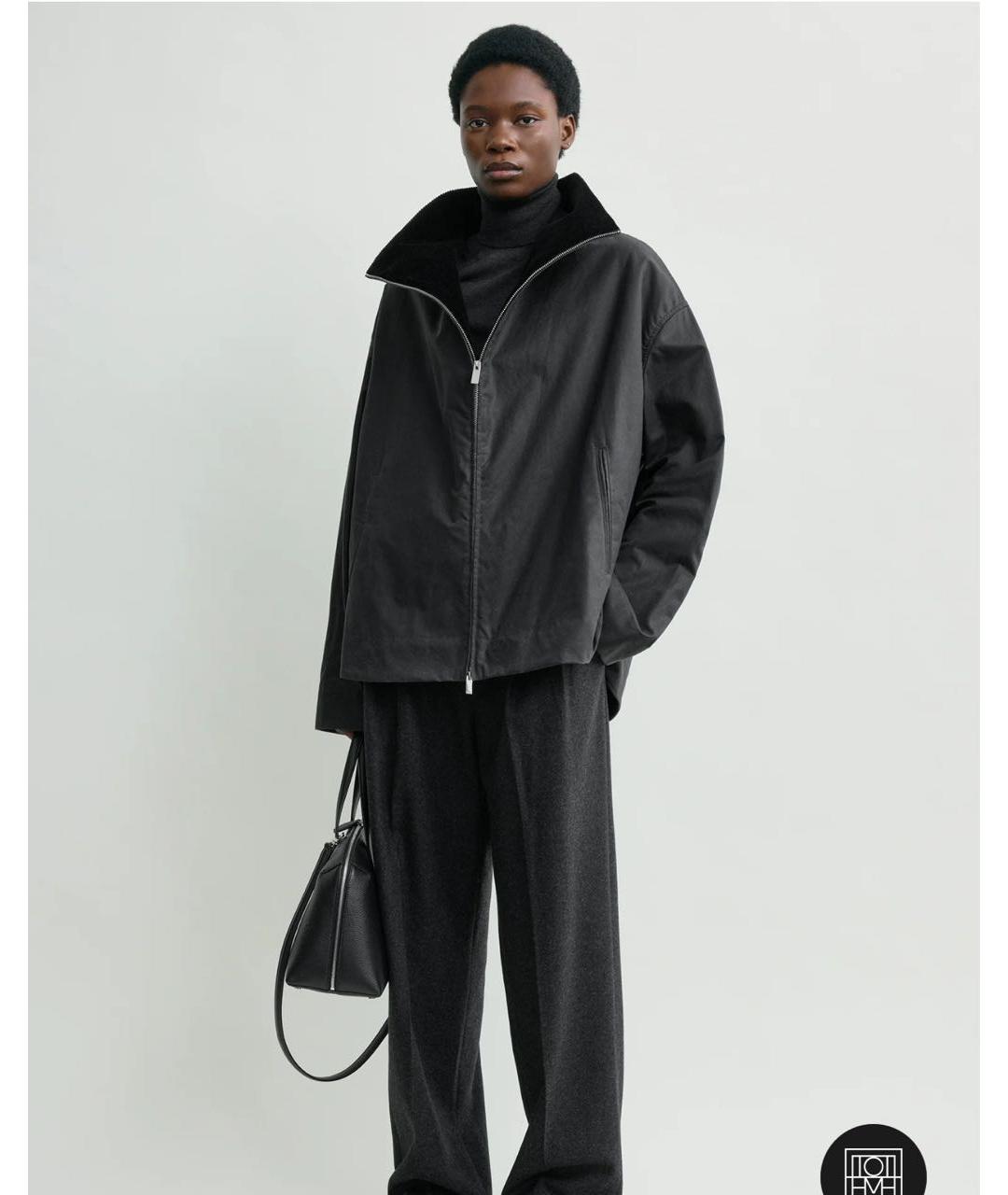 TOTEME Черная хлопковая куртка, фото 5