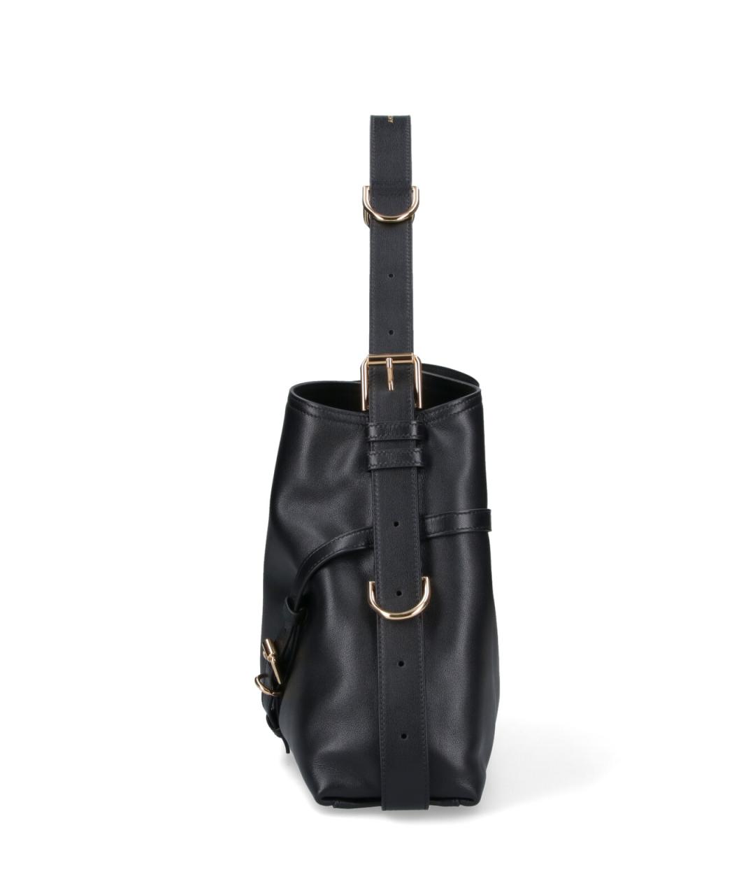 GIVENCHY Черная кожаная сумка тоут, фото 5