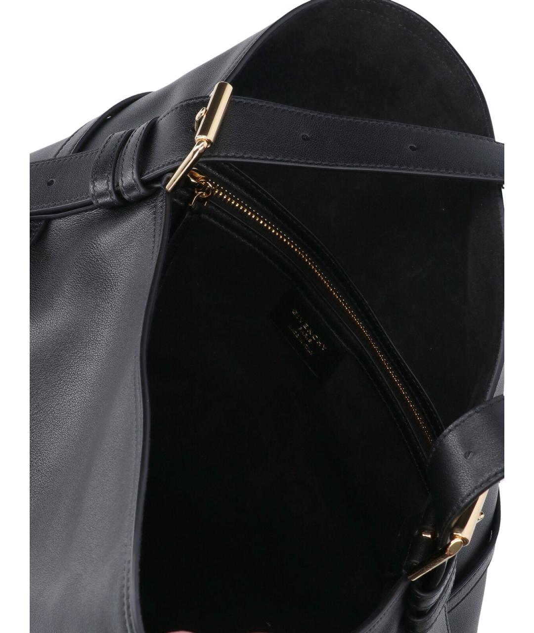 GIVENCHY Черная кожаная сумка тоут, фото 4