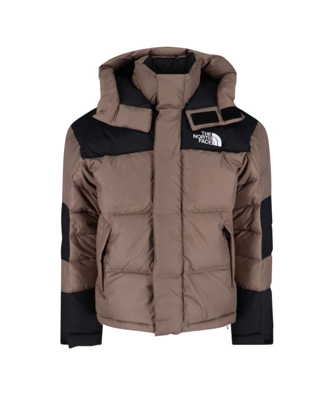 THE NORTH FACE Коричневый полиамидовый пуховик, фото 1