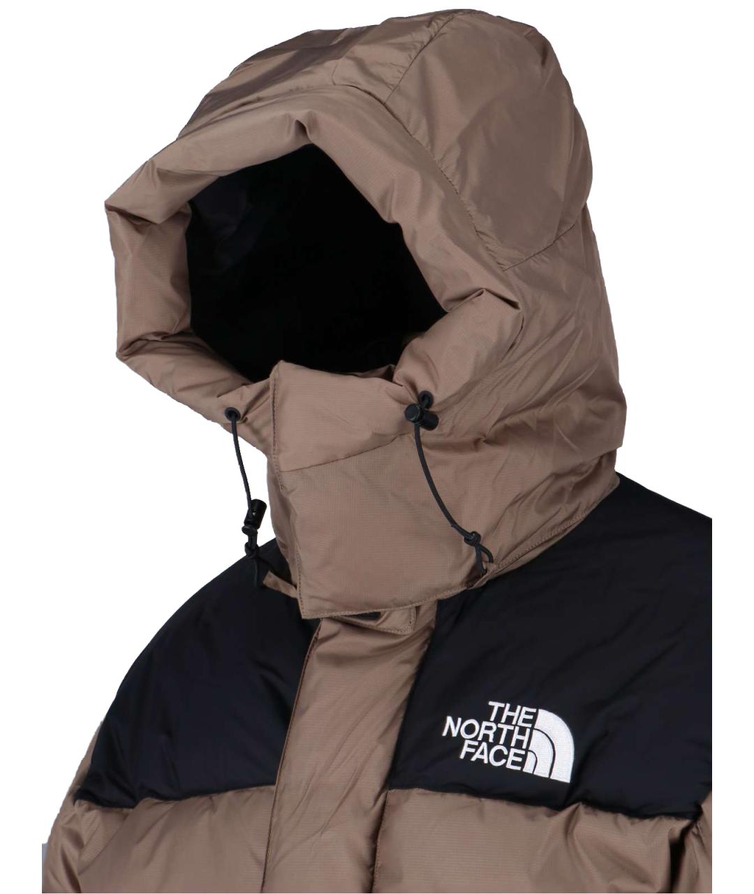 THE NORTH FACE Коричневый полиамидовый пуховик, фото 3