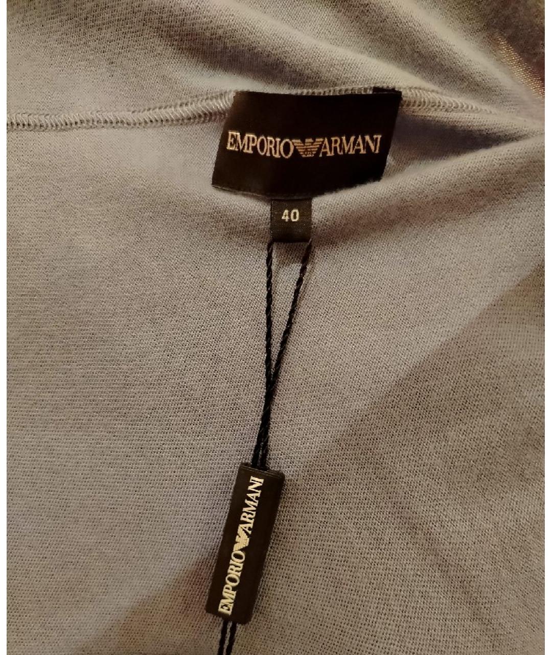 EMPORIO ARMANI Фиолетовый вискозный кардиган, фото 3