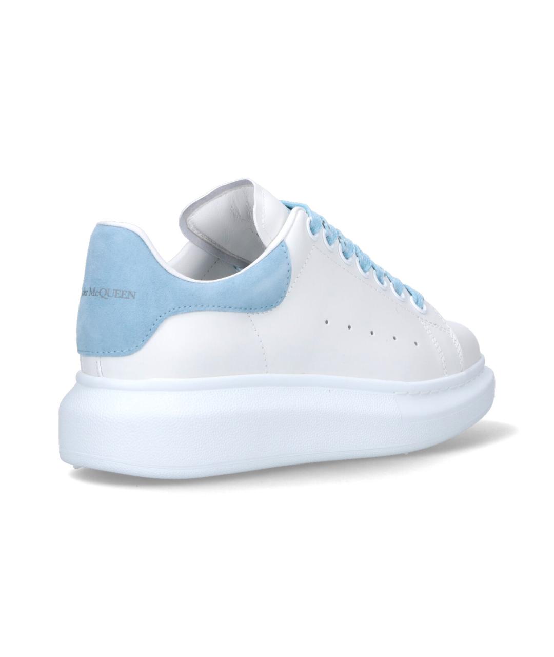 ALEXANDER MCQUEEN Белые кожаные кеды, фото 4