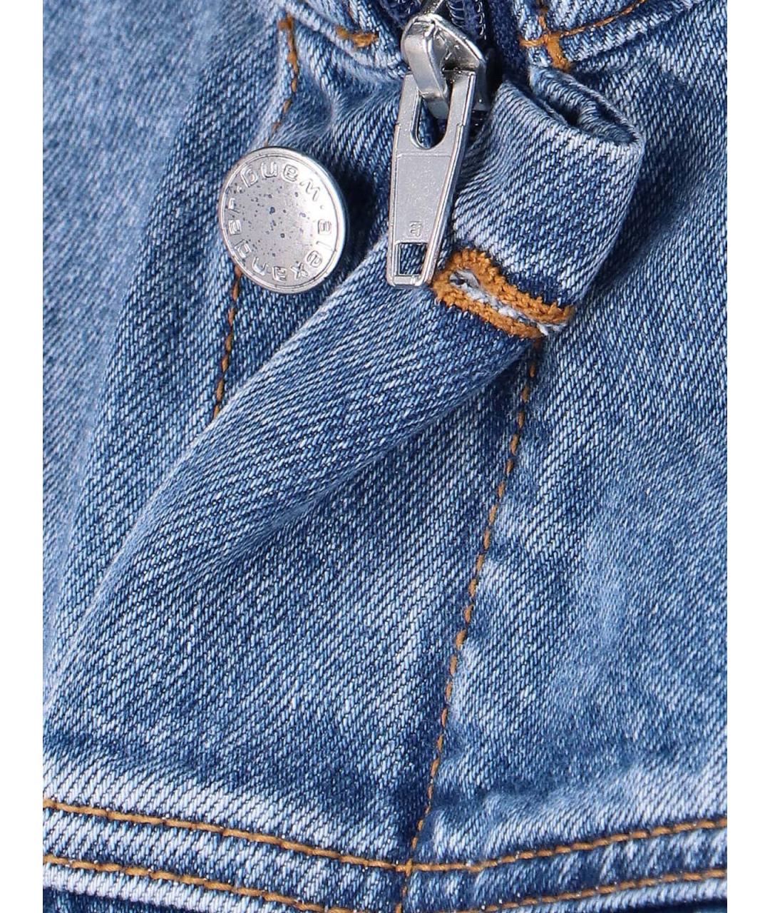 ALEXANDER WANG Синяя хлопковая куртка, фото 5