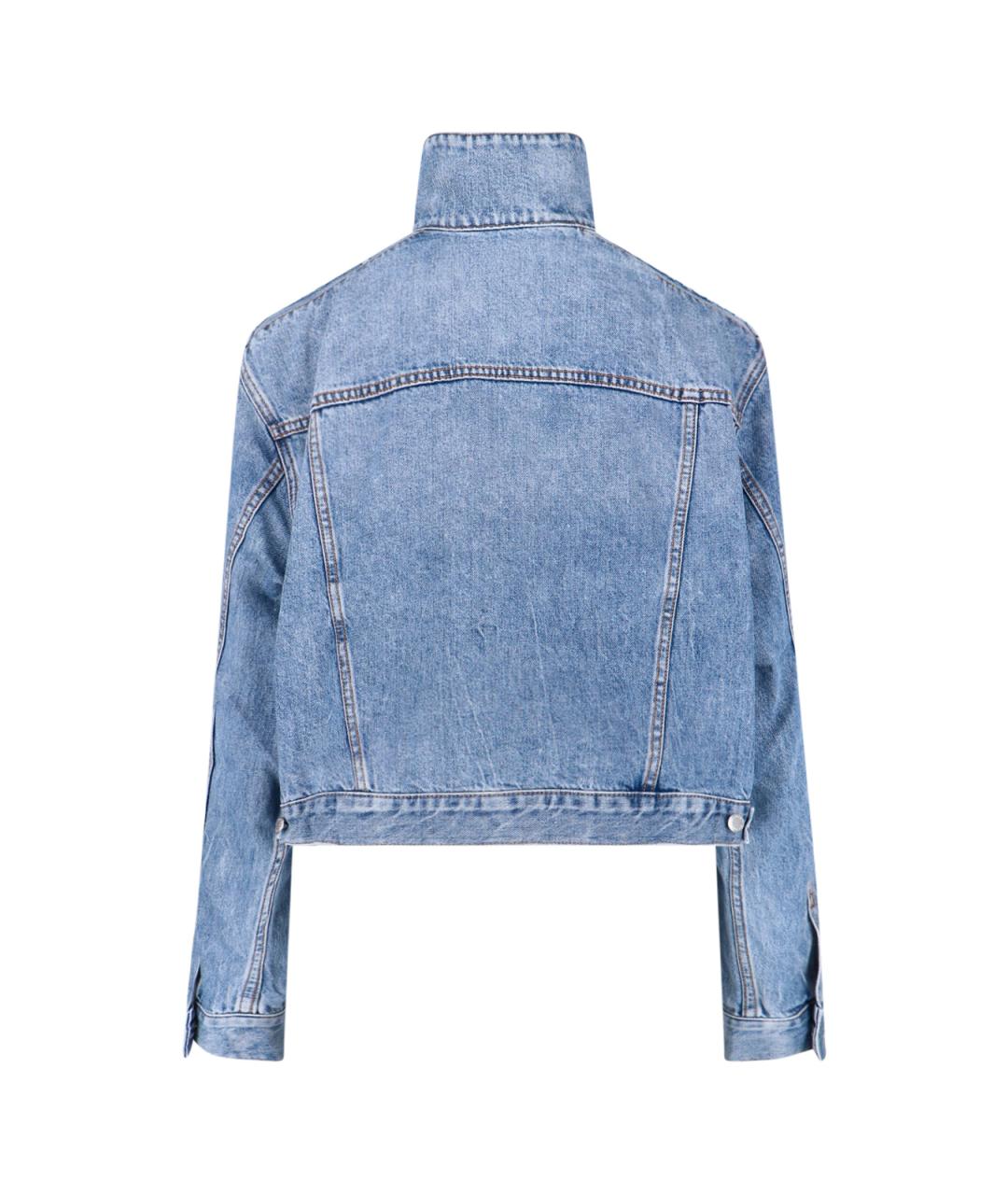 ALEXANDER WANG Синяя хлопковая куртка, фото 2