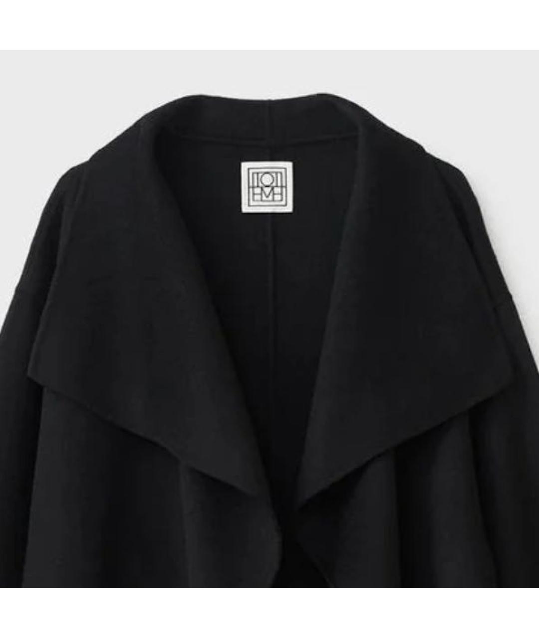 TOTEME Черное кашемировое пальто, фото 3