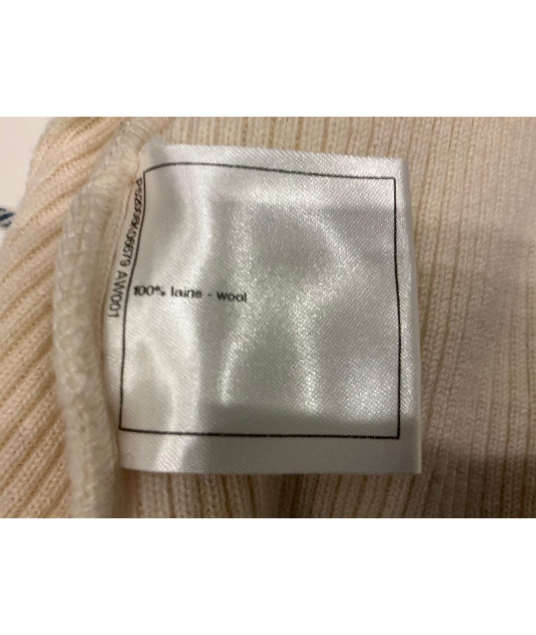 CHANEL Белый шерстяной джемпер / свитер, фото 7