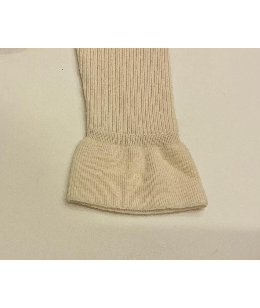 CHANEL Белый шерстяной джемпер / свитер, фото 5