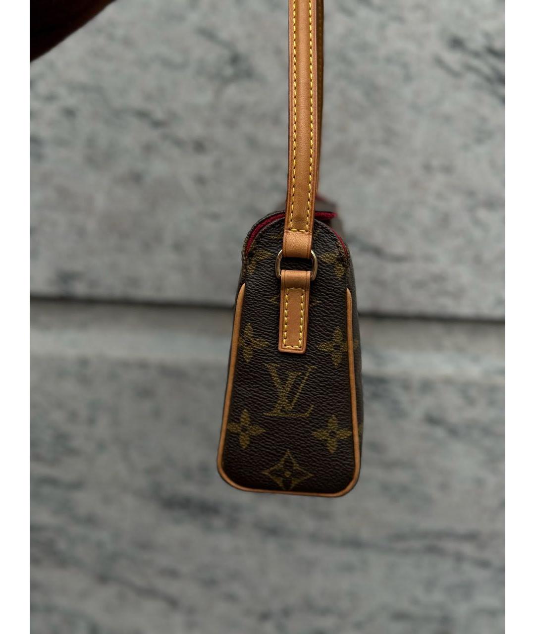 LOUIS VUITTON Коричневая сумка через плечо, фото 6