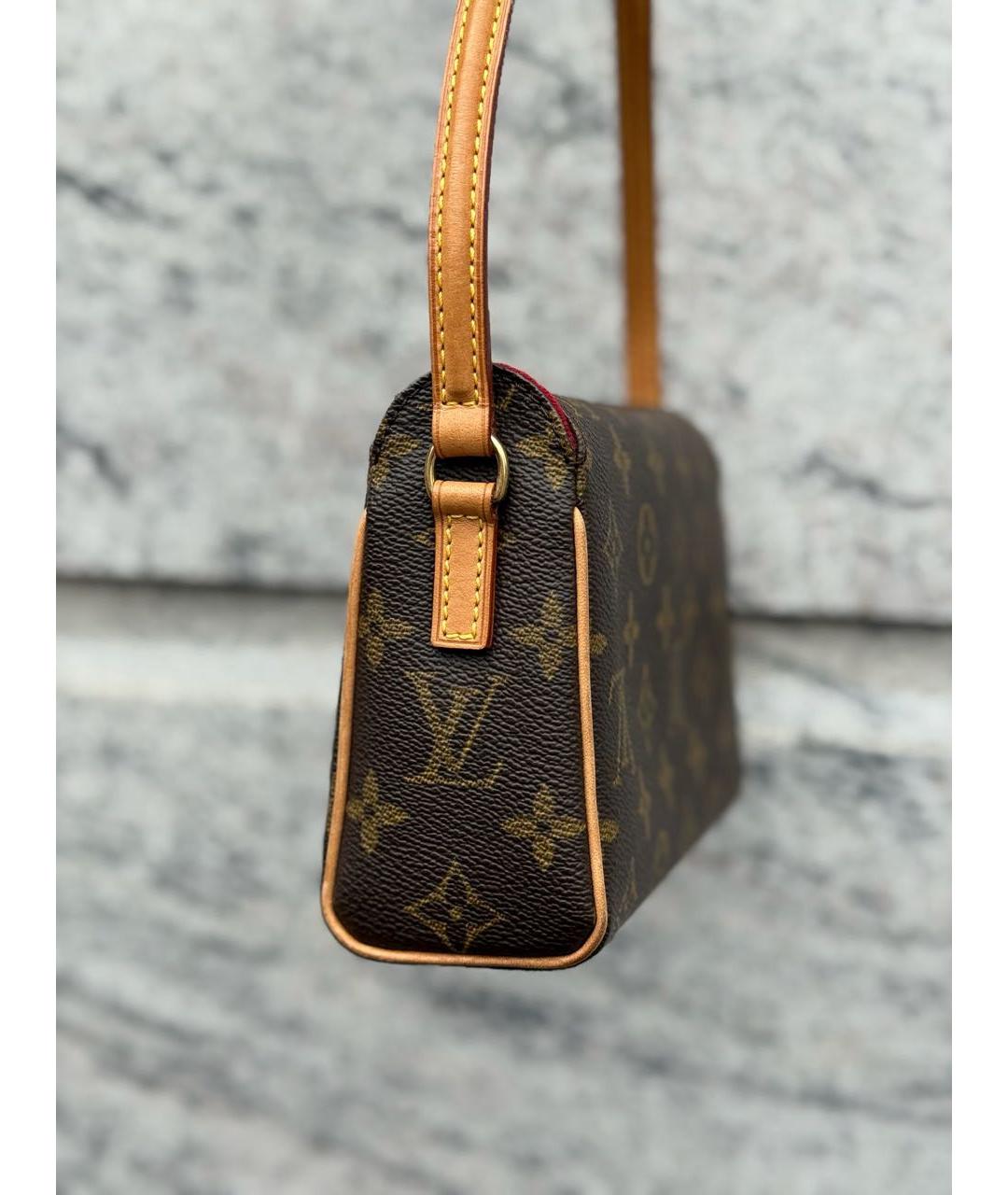LOUIS VUITTON Коричневая сумка через плечо, фото 5