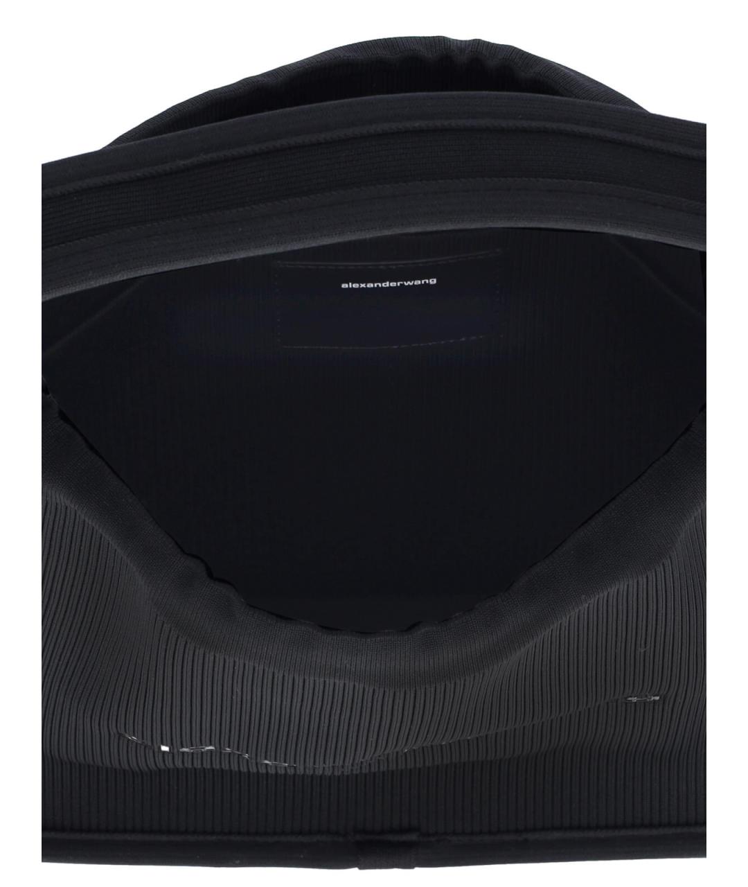 ALEXANDER WANG Черная синтетическая сумка с короткими ручками, фото 4