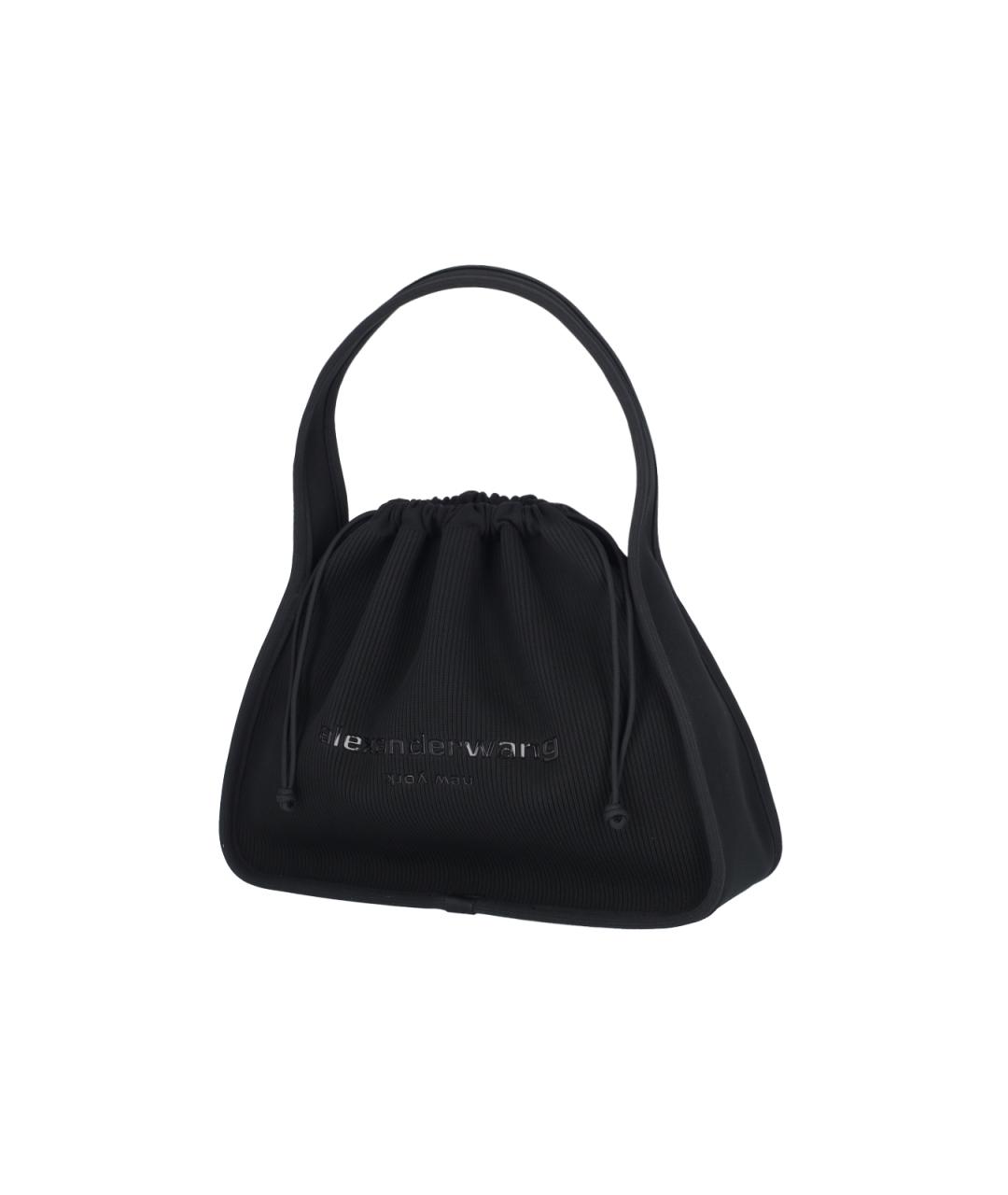 ALEXANDER WANG Черная синтетическая сумка с короткими ручками, фото 2