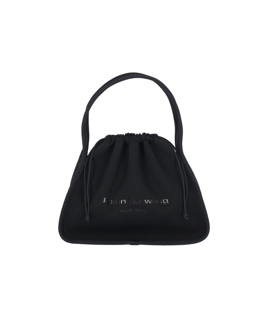 ALEXANDER WANG Черная синтетическая сумка с короткими ручками, фото 1