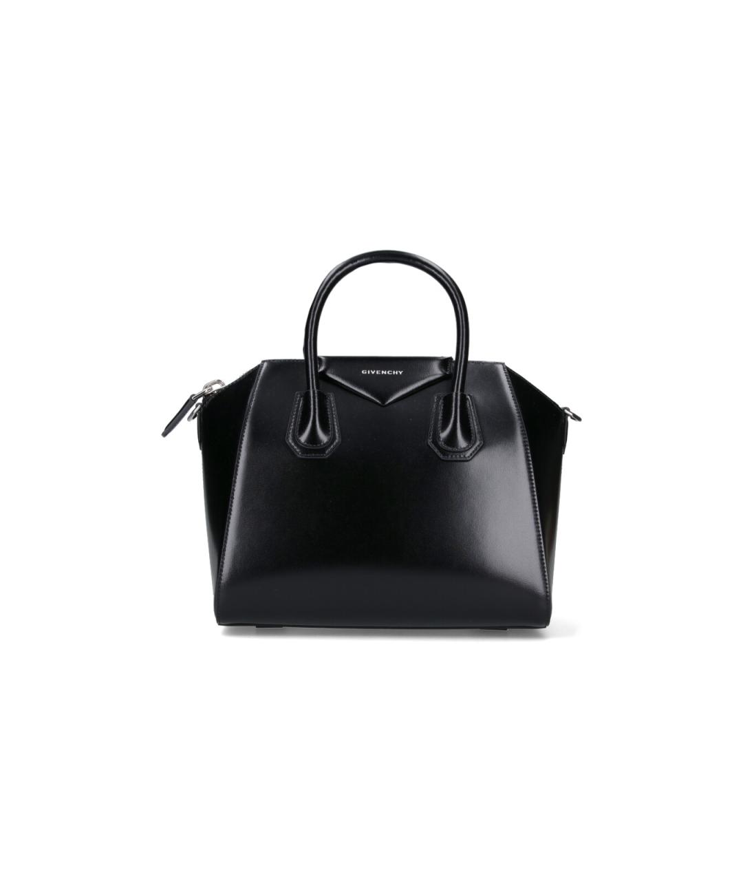 GIVENCHY Черная кожаная сумка тоут, фото 1