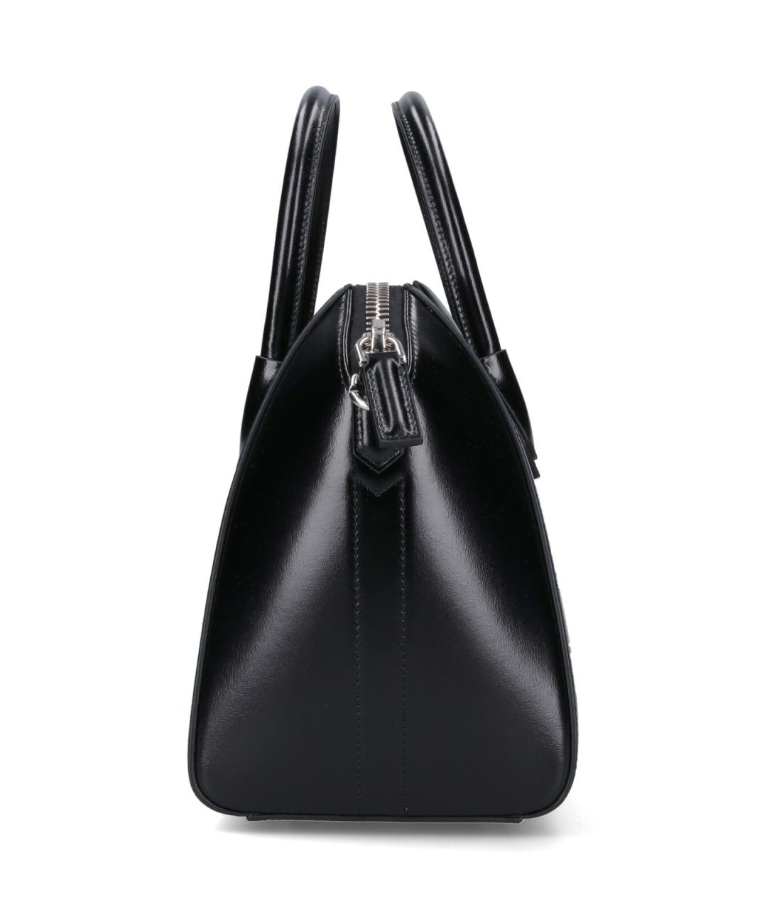 GIVENCHY Черная кожаная сумка тоут, фото 5