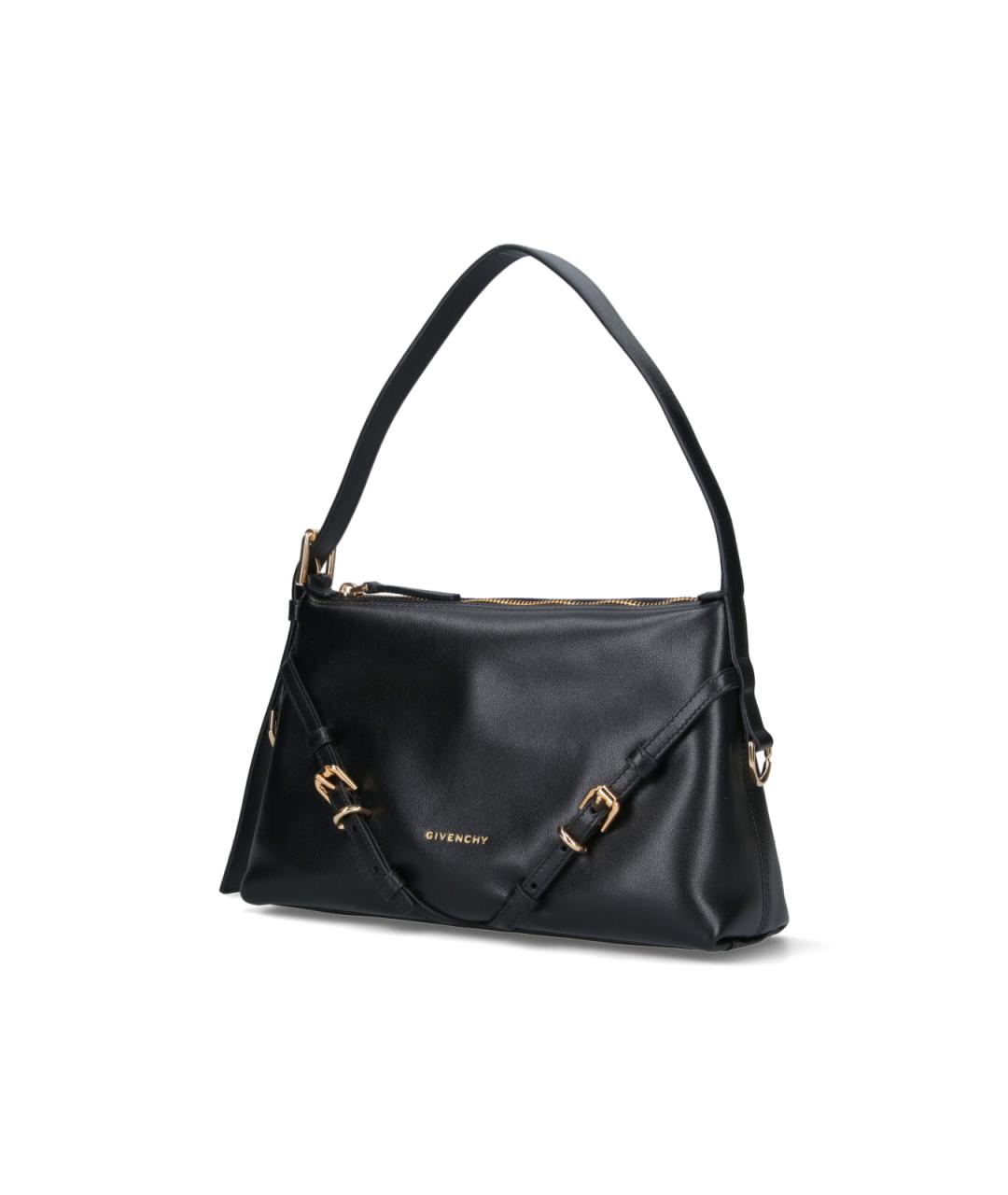 GIVENCHY Черная кожаная сумка через плечо, фото 2