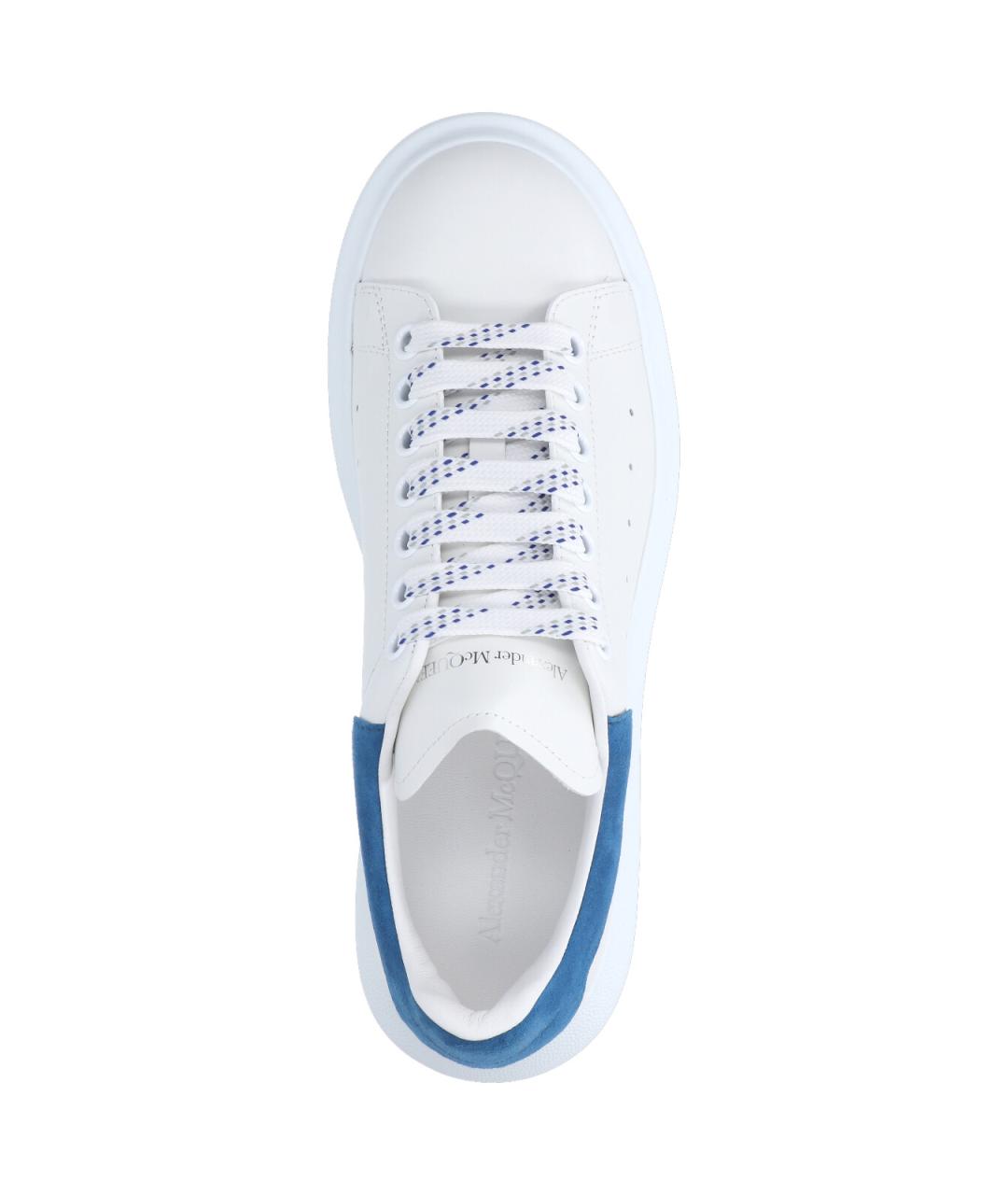 ALEXANDER MCQUEEN Белые кожаные низкие кроссовки / кеды, фото 5