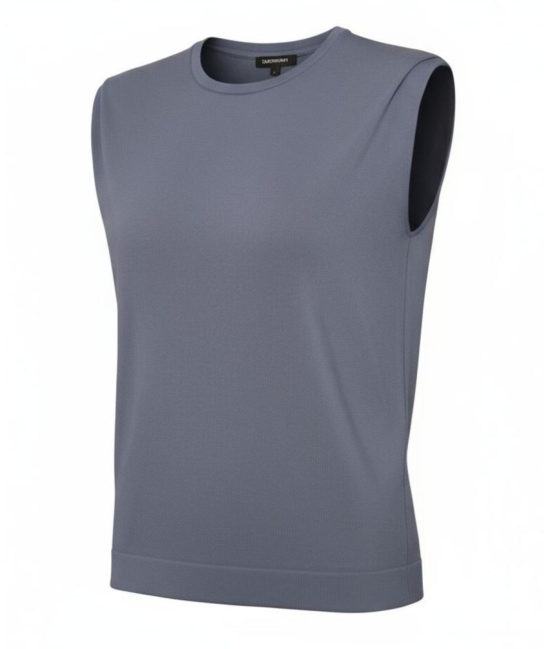 EMPORIO ARMANI Фиолетовый вискозный джемпер / свитер, фото 3