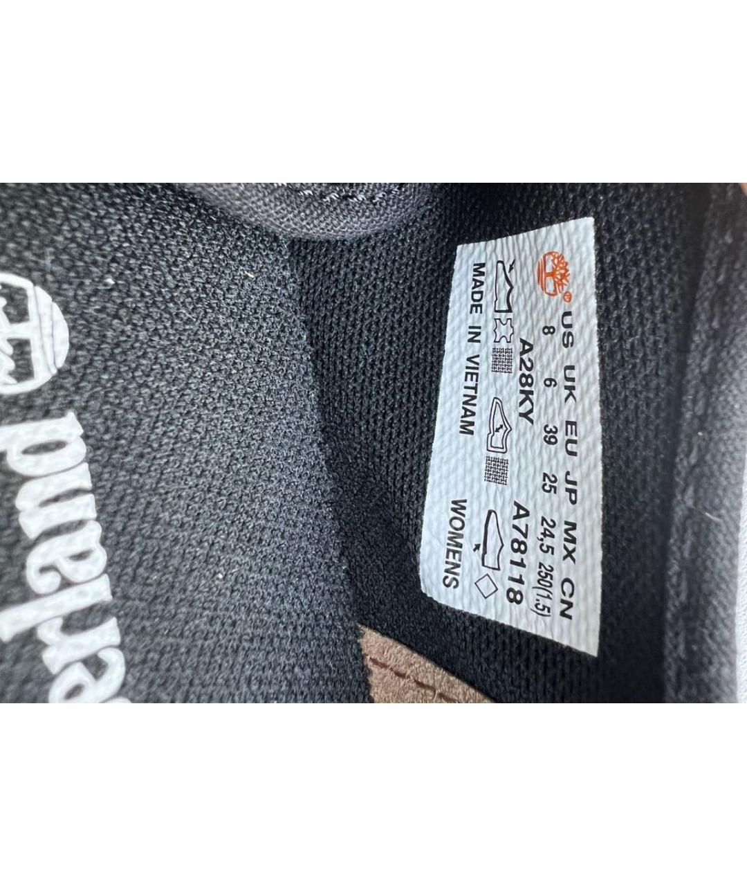 TIMBERLAND Темно-синие текстильные кеды, фото 5