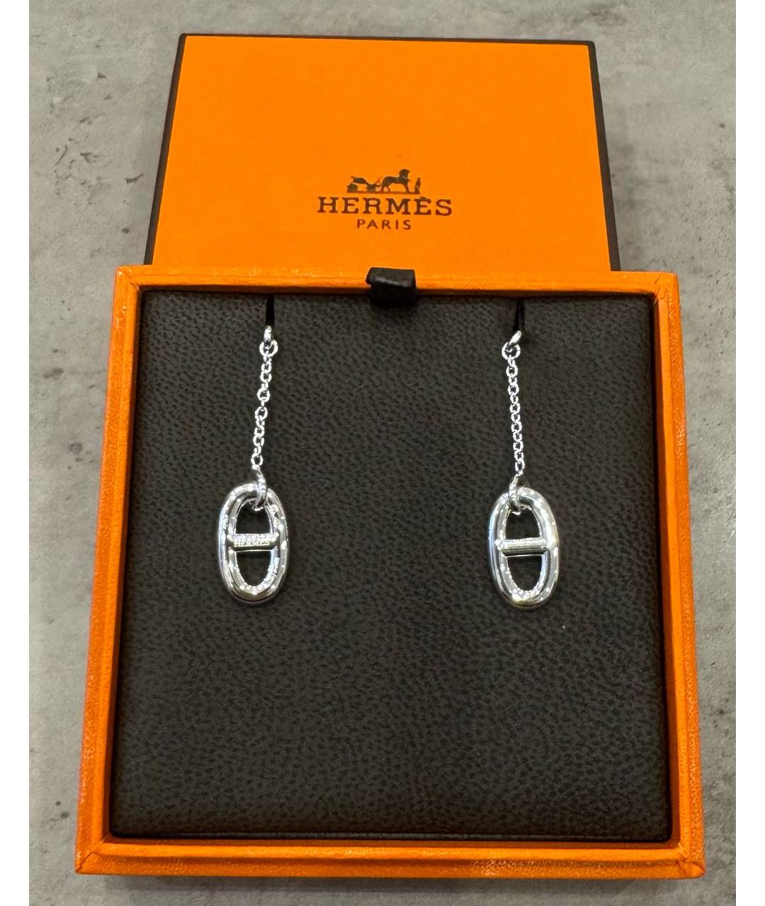 HERMES Серебряные серебряные серьги, фото 2