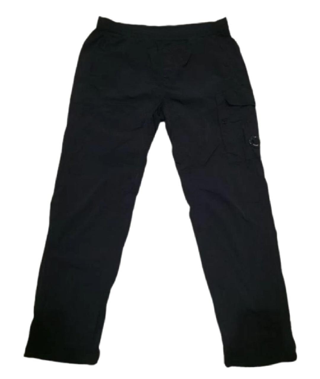 CP COMPANY Черные полиамидовые повседневные брюки, фото 1