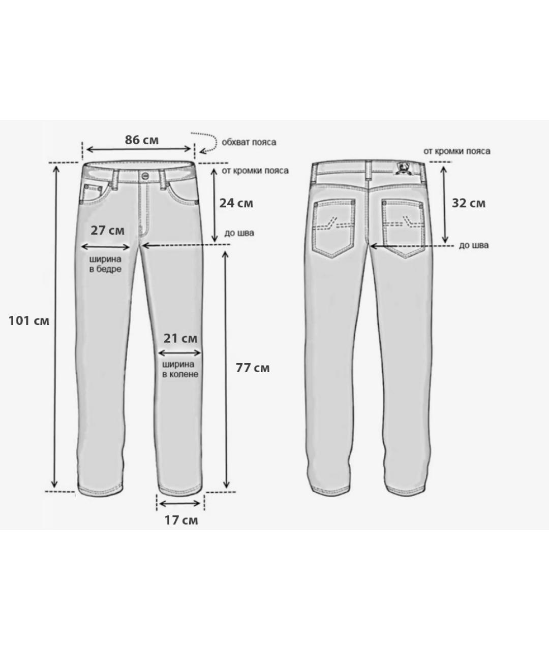 OFF-WHITE Серые хлопковые джинсы скинни, фото 5
