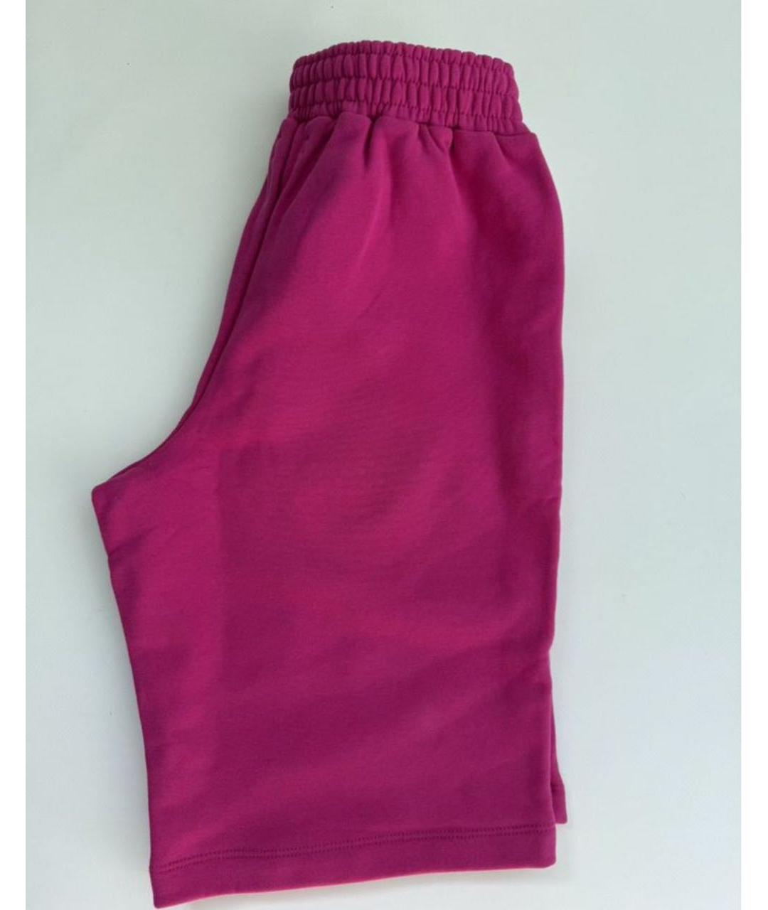 THE PANGAIA Фуксия хлопковые шорты, фото 2