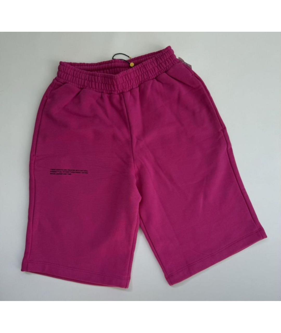 THE PANGAIA Фуксия хлопковые шорты, фото 6