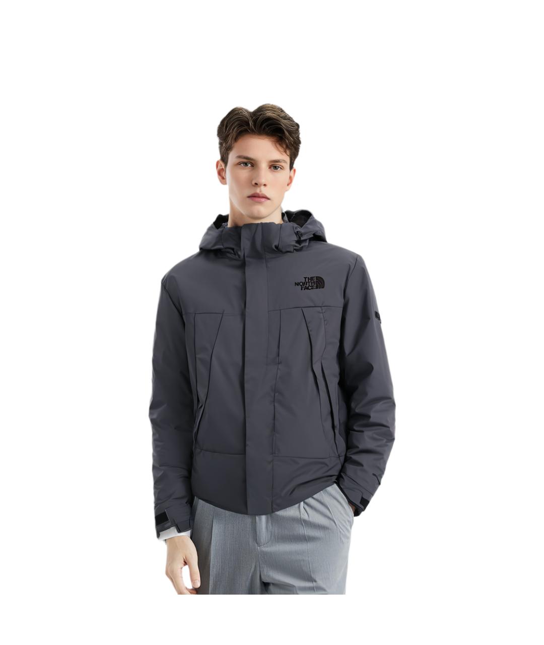 THE NORTH FACE Серая полиамидовая куртка, фото 4