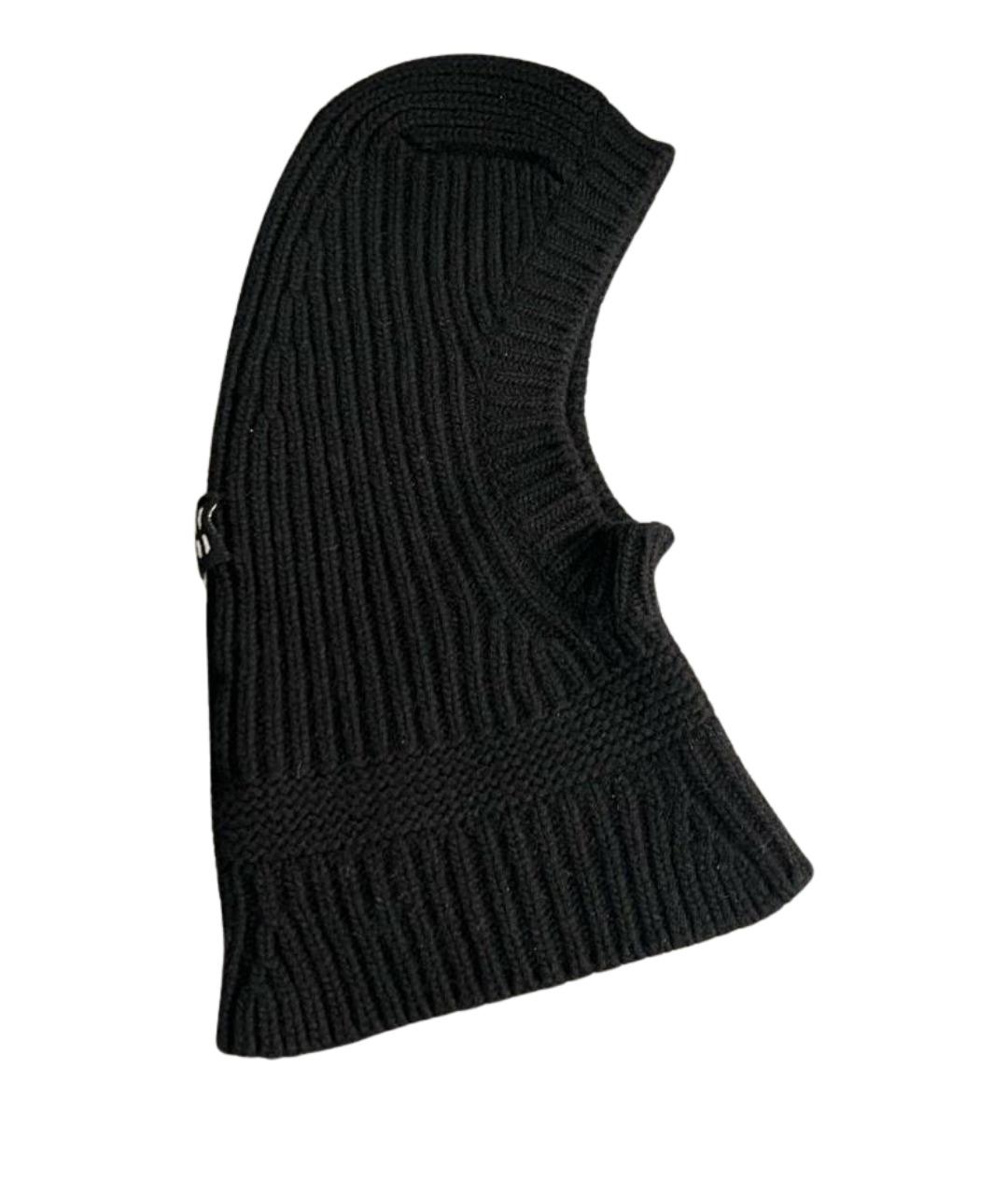 MIU MIU Черный кашемировый капюшон, фото 1