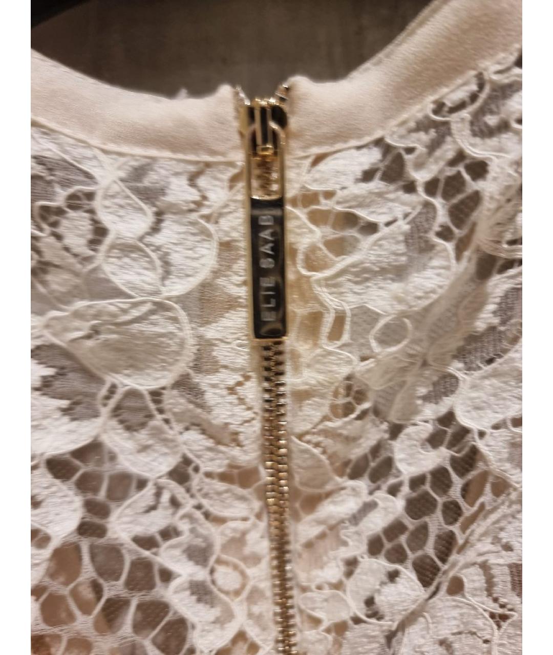 ELIE SAAB Белое полиамидовое вечернее платье, фото 7