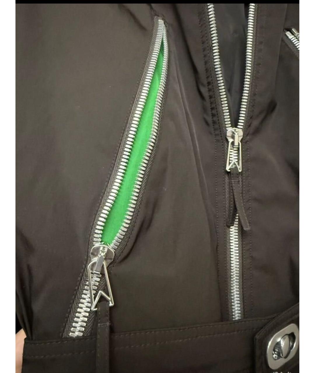 BOTTEGA VENETA Черная полиэстеровая куртка, фото 5