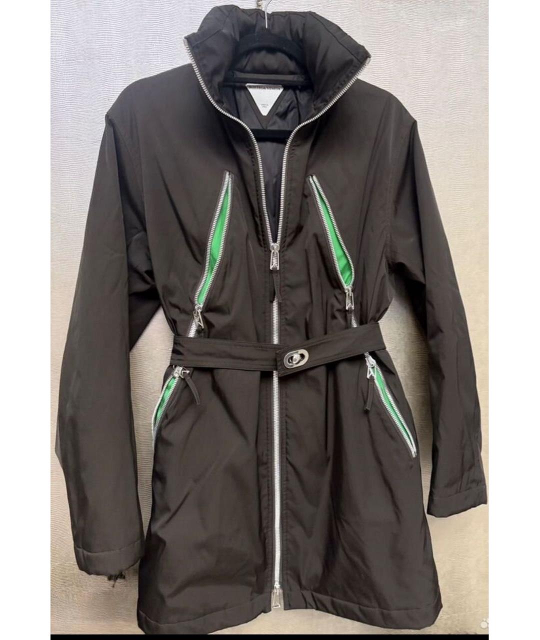 BOTTEGA VENETA Черная полиэстеровая куртка, фото 6