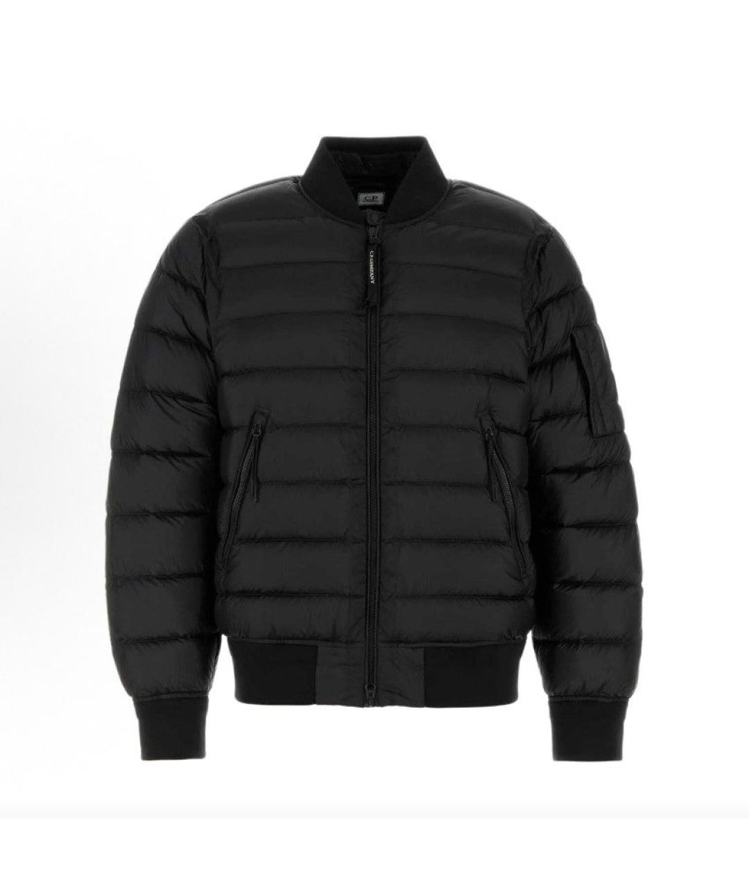 CP COMPANY Черный полиамидовый пуховик, фото 1