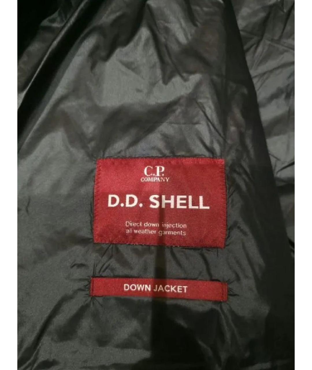 CP COMPANY Черный полиамидовый пуховик, фото 3