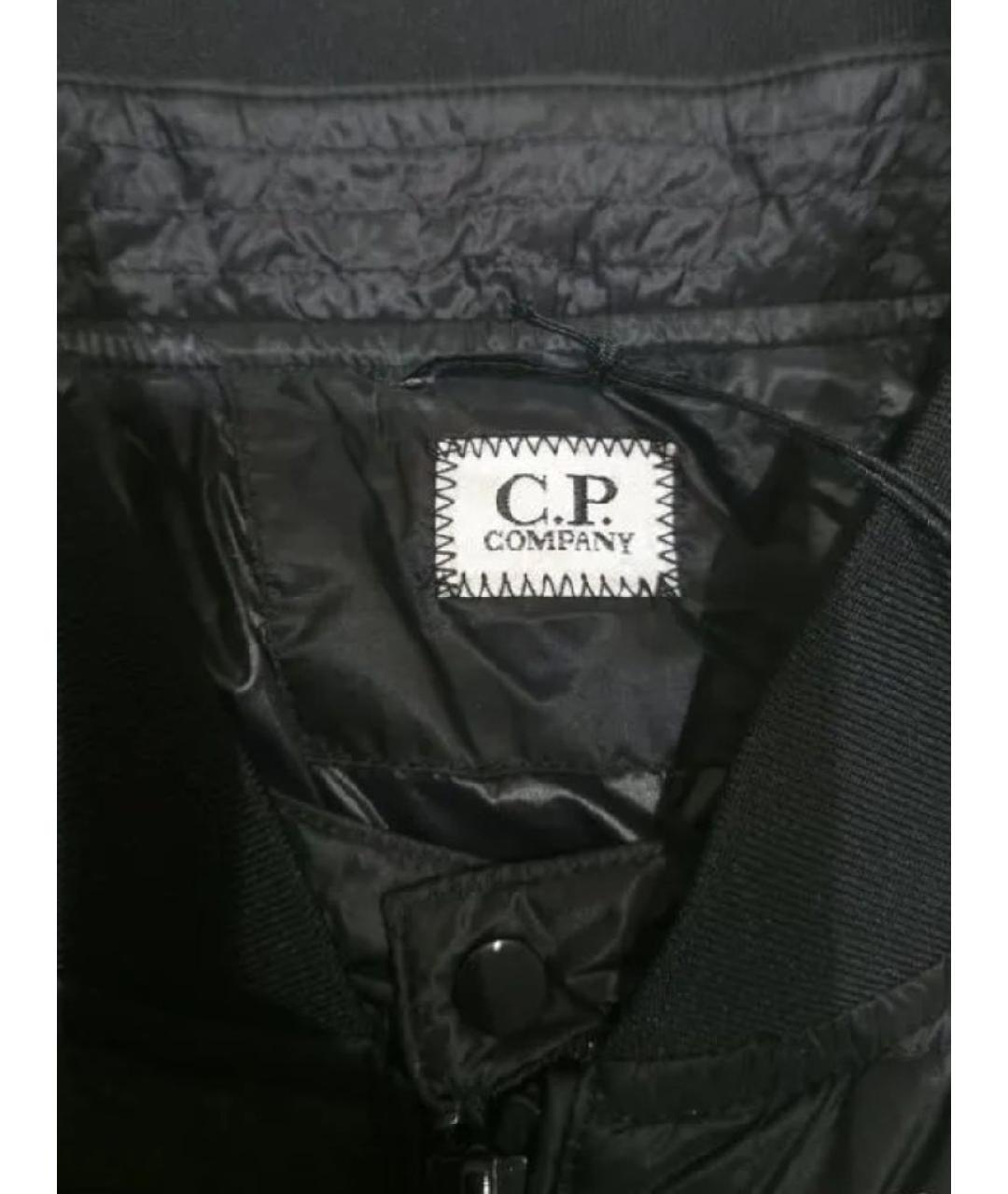CP COMPANY Черный полиамидовый пуховик, фото 4