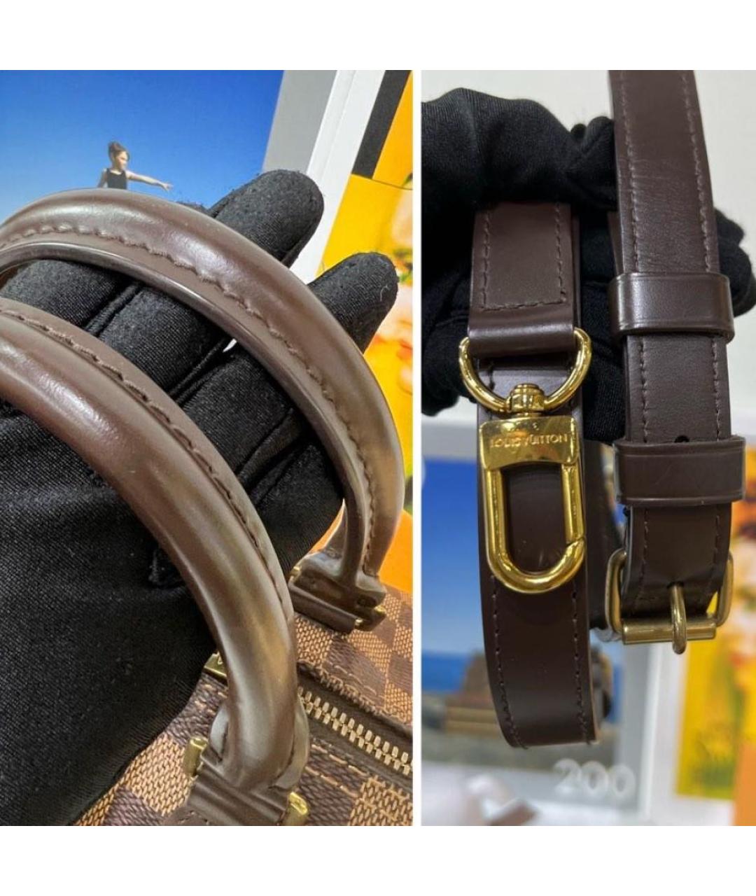 LOUIS VUITTON Коричневая сумка через плечо, фото 3