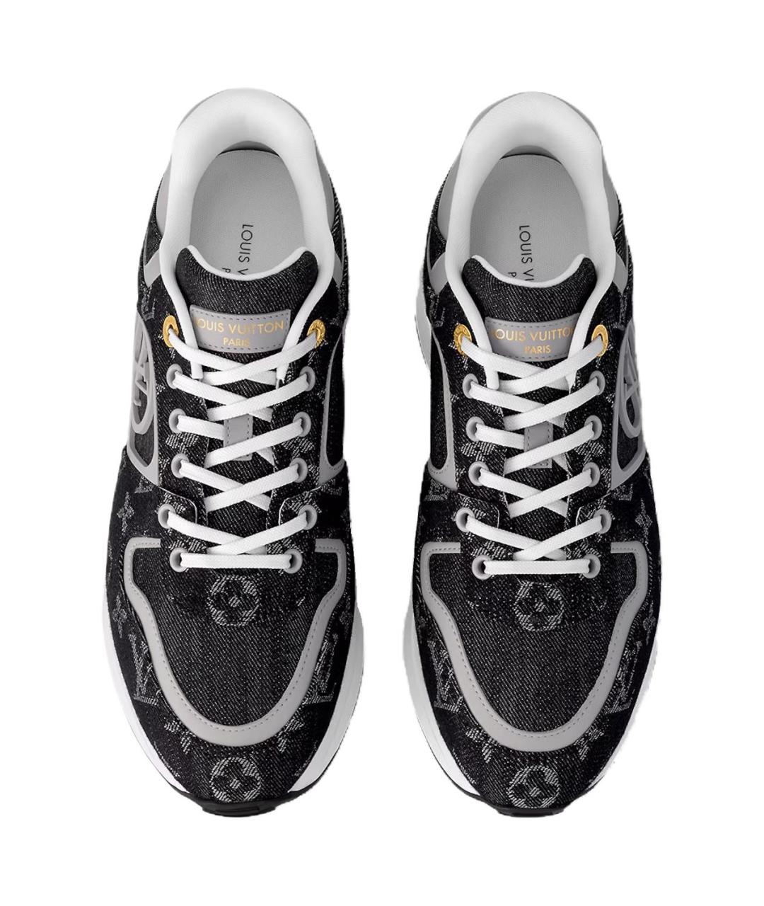 LOUIS VUITTON Черные кроссовки, фото 4